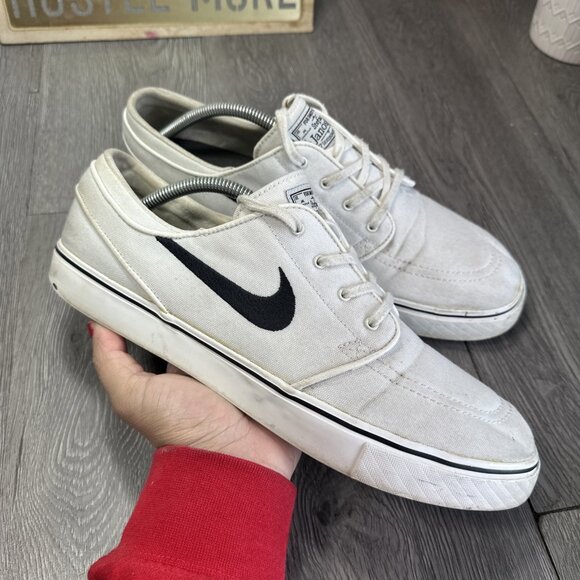 Nike Zoom SB Stefan Janoski Canvas White Size 11.5 Sneakers